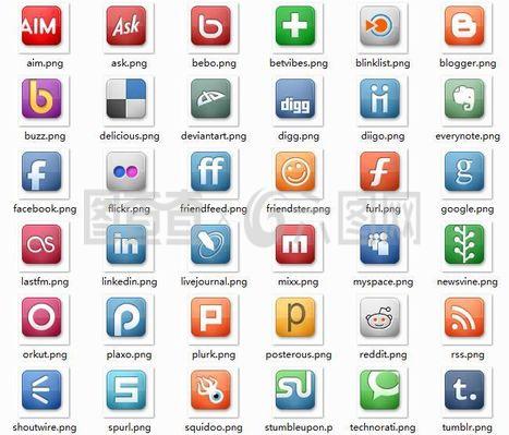 簡約風(fēng)格正方形手機軟件圖標(biāo)